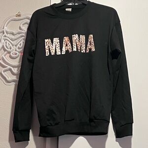 Black 'MAMA' Sweatshirt